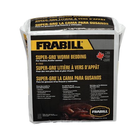 FRABILL Super-Gro Worm Bedding - 2Lbs FR82258